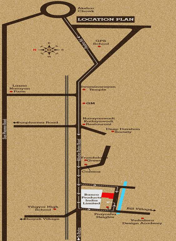  bungalows Images for Location Plan of Labh Bungalows