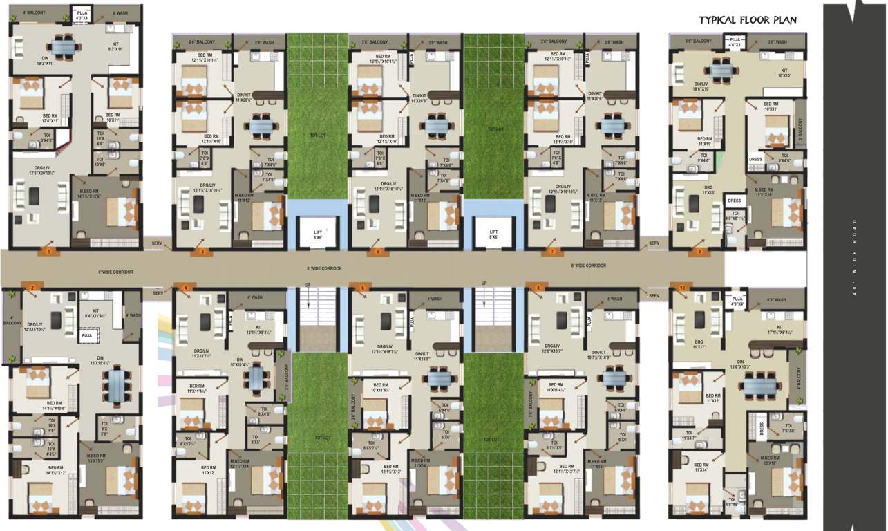  pride Images for Cluster Plan of Vaishnavi Pride