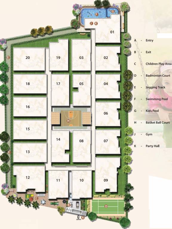 Images for Layout Plan of Viveks Sanskaar