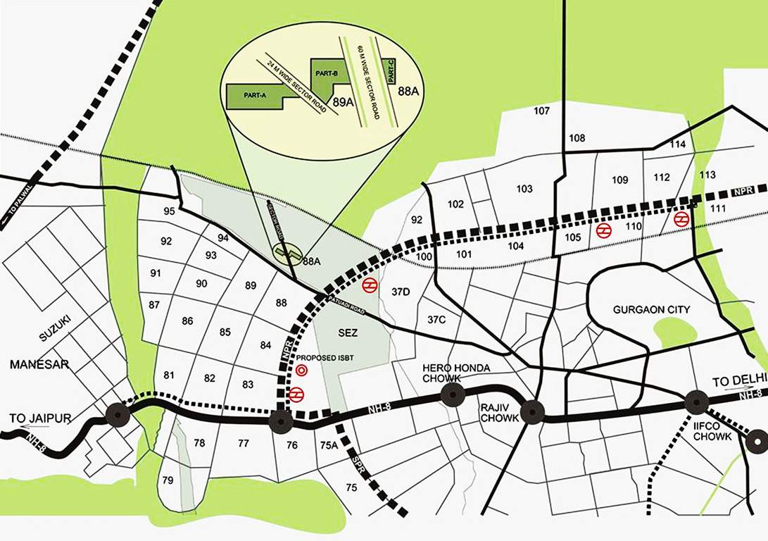  aangan Images for Location Plan of Adani Aangan