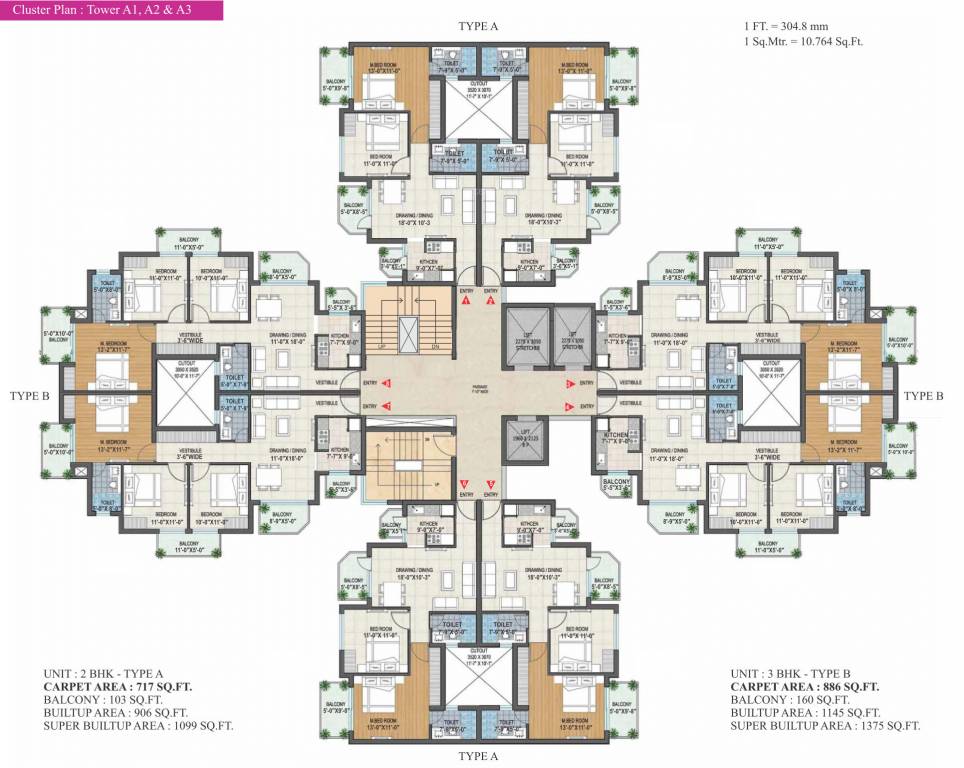  manhattan A 1, A 2 And A 3 Cluster Plan