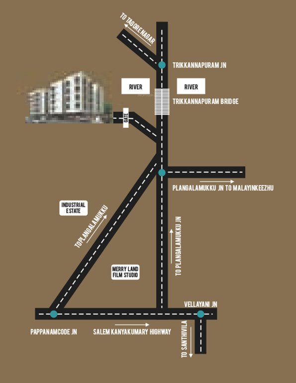 Images for Location Plan of Sowparnika River View Garden