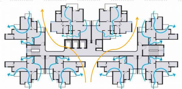 Tower 1 Cluster Plan shri-radha-aqua-garden Tower 1 Cluster Plan
