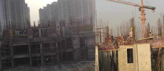  radha aqua garden Tower 1 Construction Status June 20