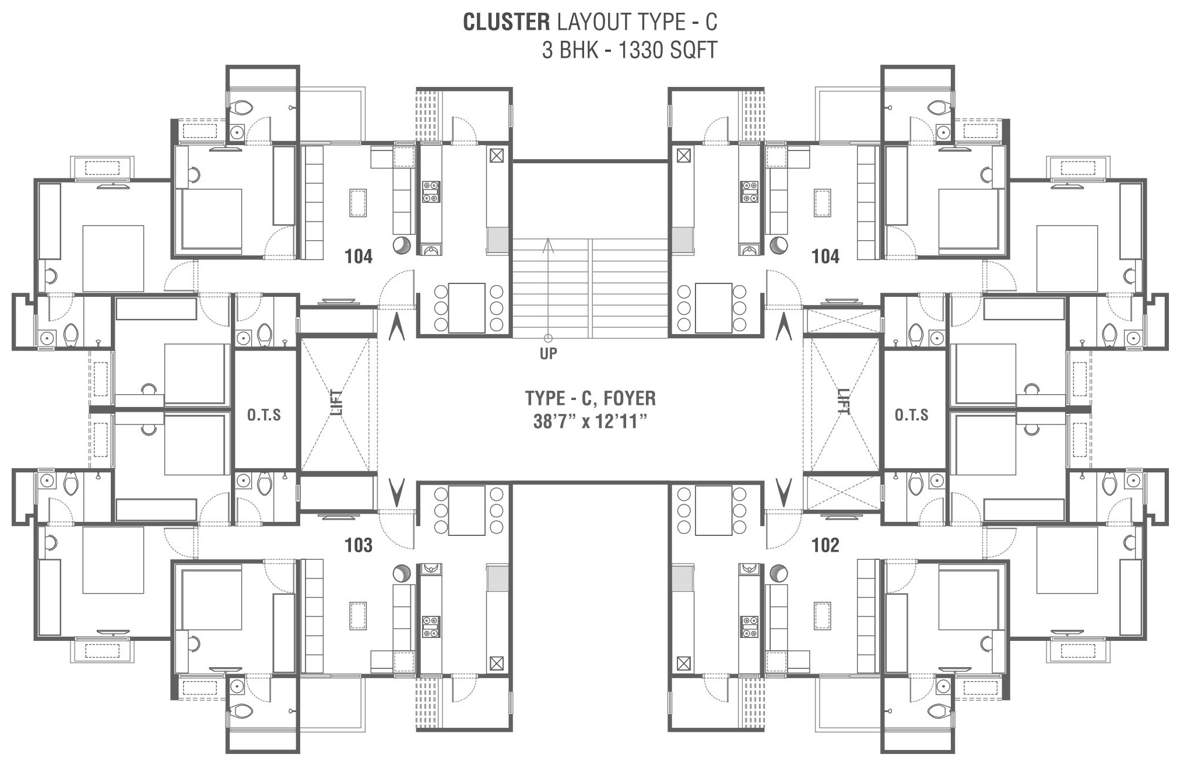  south park Images for Cluster Plan of Sun South Park