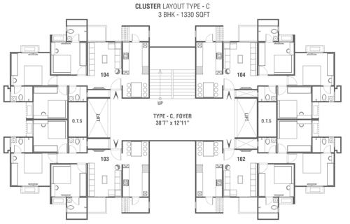 Images for Cluster Plan of Sun South Park south-park Images for Cluster Plan of Sun South Park