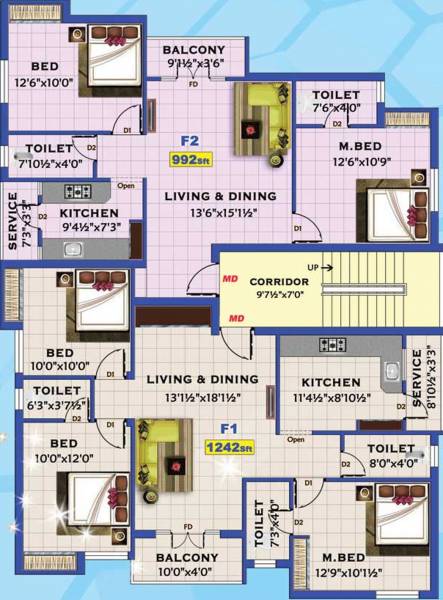 Images for Cluster Plan of Niroopa Vijay Park
