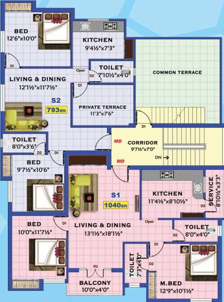 Images for Cluster Plan of Niroopa Vijay Park