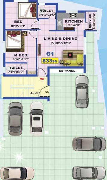 Images for Cluster Plan of Niroopa Vijay Park