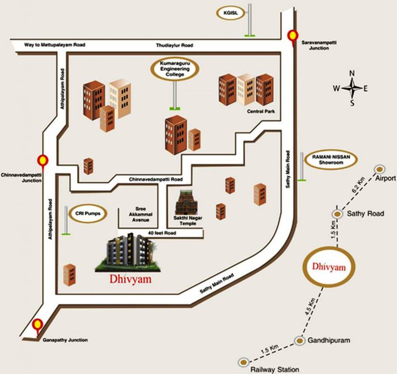 Images for Location Plan of Cheran Shelters Dhivyam