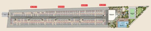  shanti Block A To D Basement Cluster Plan