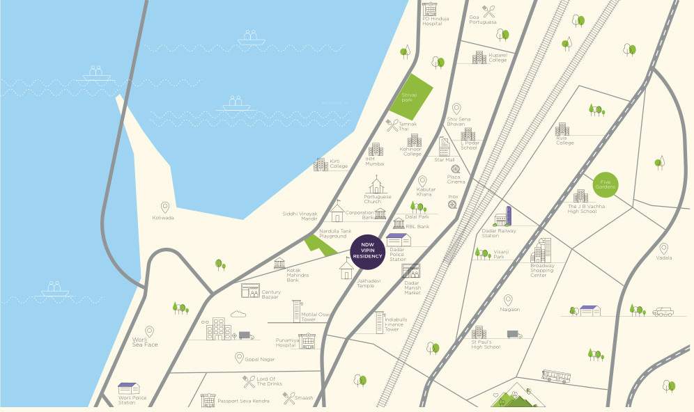  vipin residency Location Plan