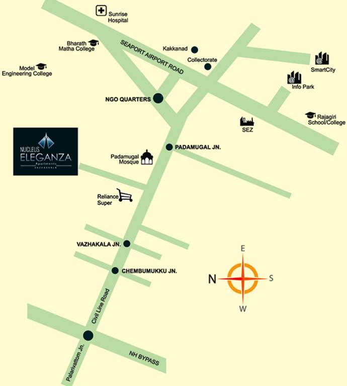 eleganza Images for Location Plan of Nucleus Eleganza