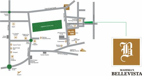  bellevista Images for Location Plan of Mahima Bellevista