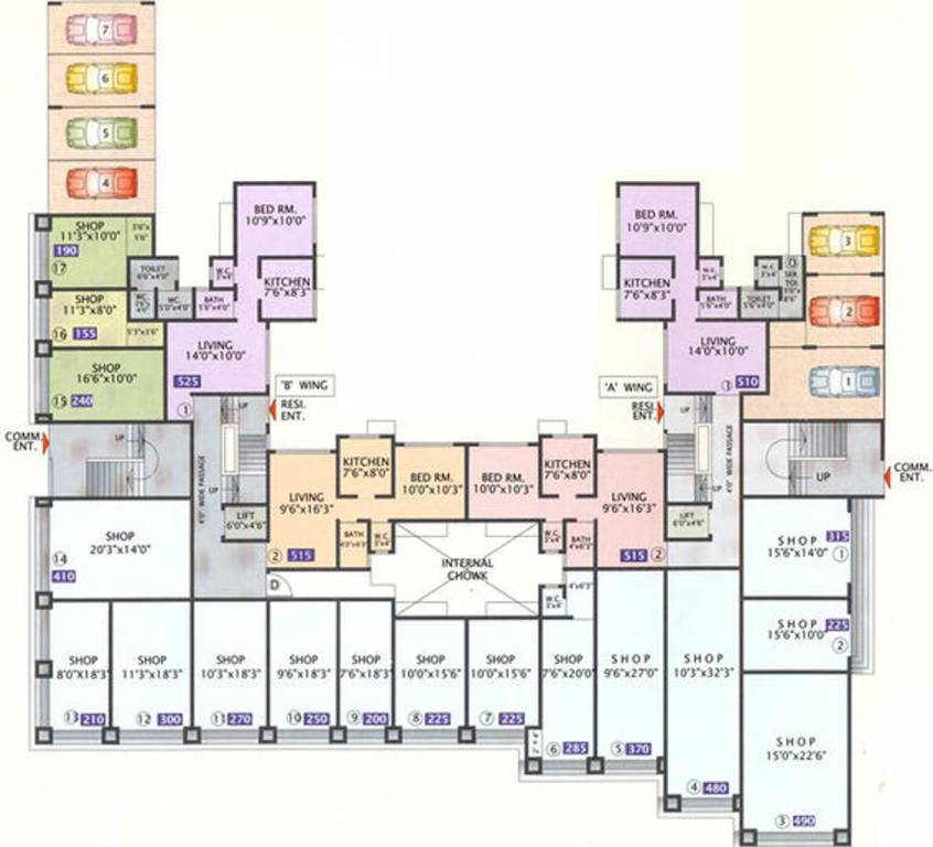 Images for Cluster Plan of Bhalerao Vegas Plaza