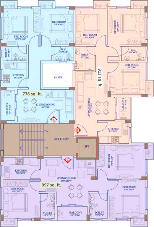 Images for Cluster Plan of Vinayak White Meadows