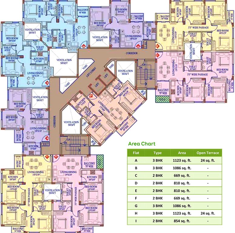 Images for Cluster Plan of Vinayak White Meadows