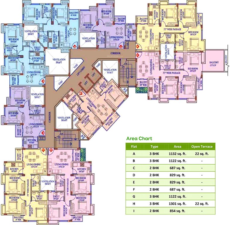 Images for Cluster Plan of Vinayak White Meadows