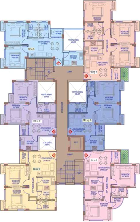 Images for Cluster Plan of Vinayak White Meadows