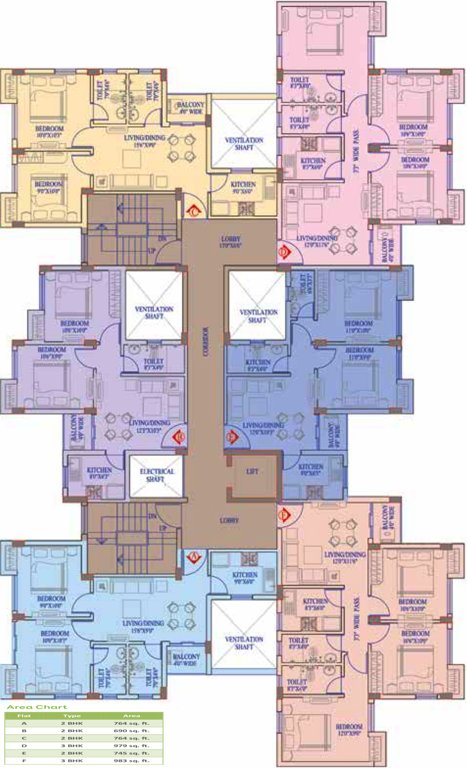 Images for Cluster Plan of Vinayak White Meadows