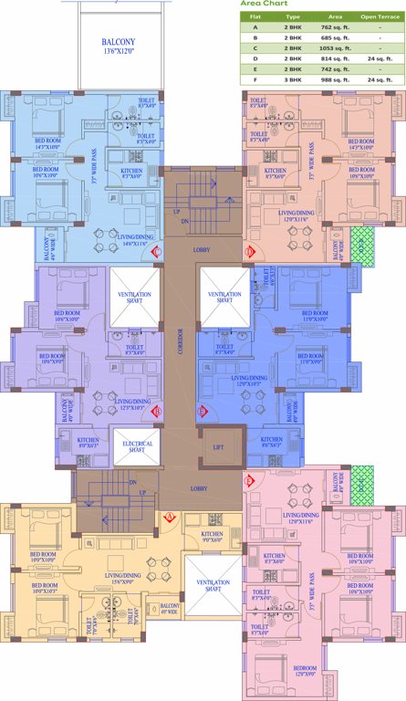 Images for Cluster Plan of Vinayak White Meadows