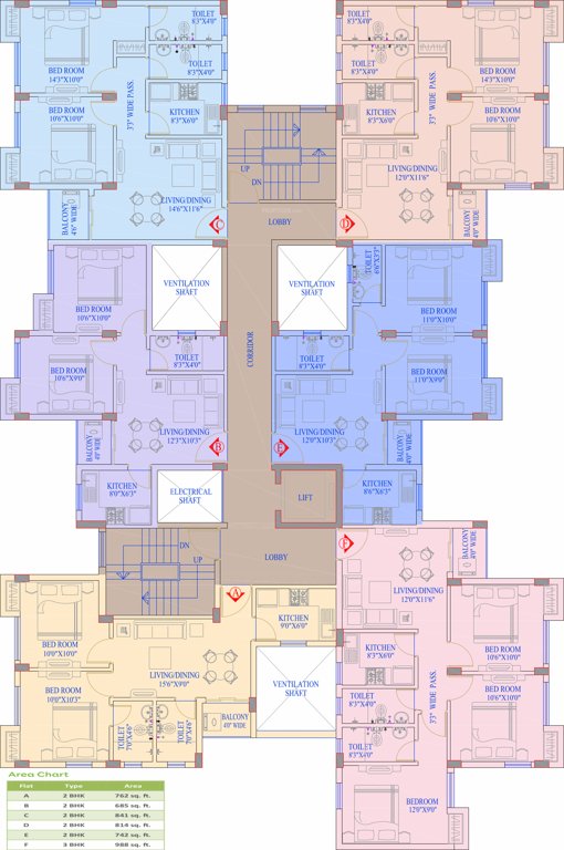 Images for Cluster Plan of Vinayak White Meadows