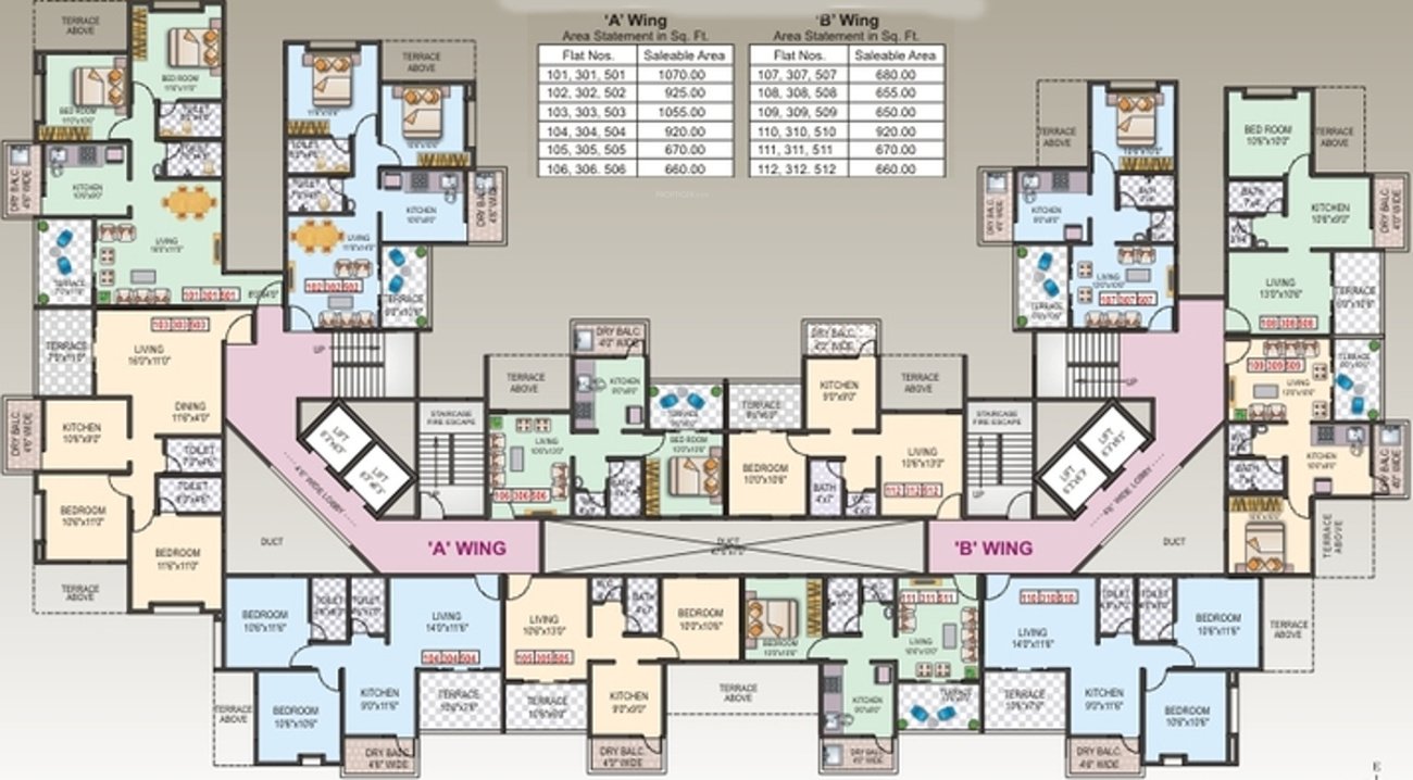 Images for Cluster Plan of Aaryan Mayuri Enclave