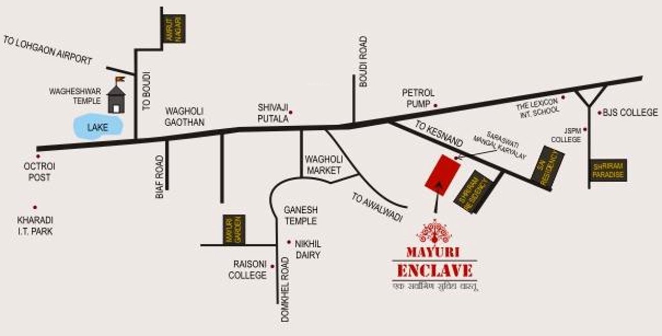  mayuri enclave Location Plan