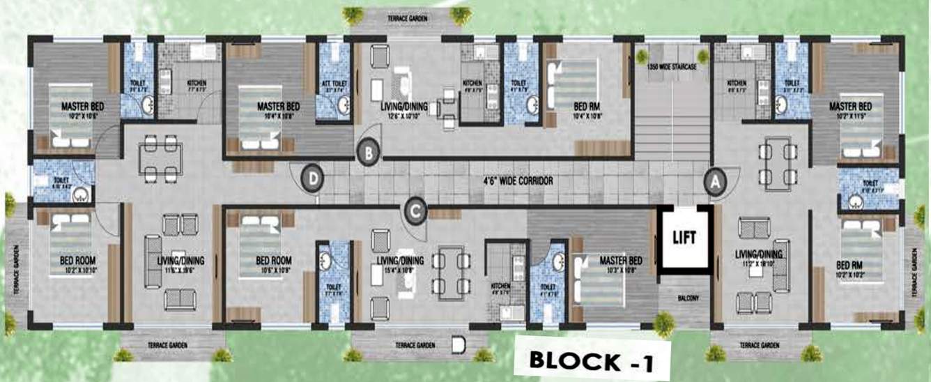  urban breath Images for Cluster Plan of Gopinath Urban Breath