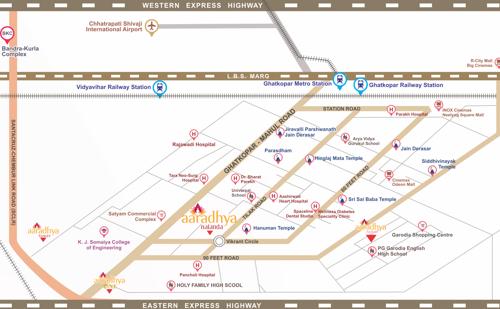  aaradhya-nalanda Images for Location Plan of MICL Aaradhya Nalanda