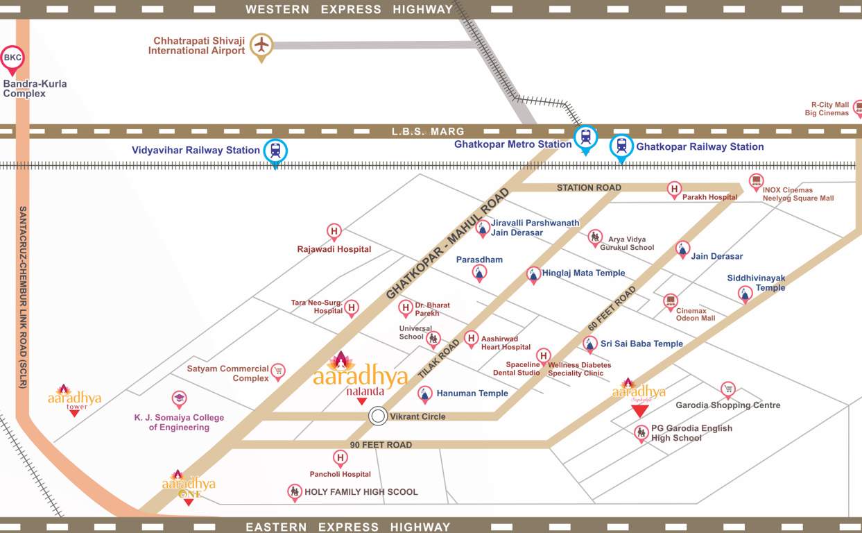  aaradhya nalanda Images for Location Plan of MICL Aaradhya Nalanda