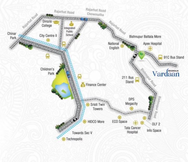  vardaan Images for Location Plan of Magnolia Vardaan
