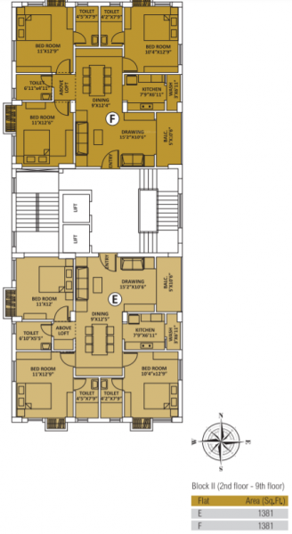  palm-springs Block II Cluster Plan