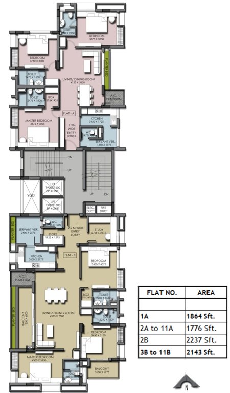 Images for Cluster Plan of GPT Poorvi Apartment