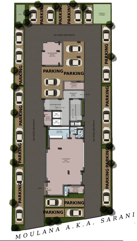 Images for Cluster Plan of GPT Poorvi Apartment
