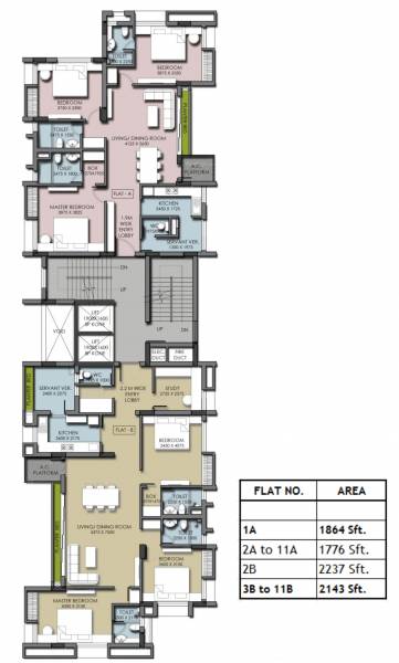 Images for Cluster Plan of GPT Poorvi Apartment Images for Cluster Plan of GPT Poorvi Apartment