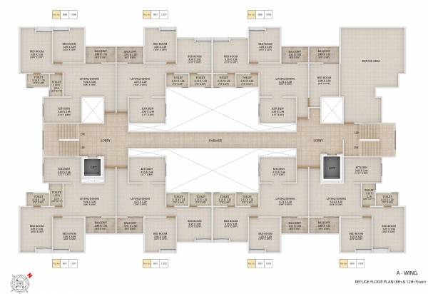 Tower 1 Cluster Plan wildwoods Tower 1 Cluster Plan