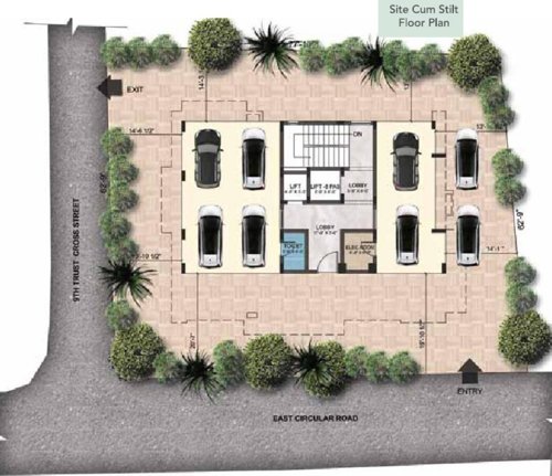 Sree Sarada Nivas Cluster Plan for StiltFloor sree-sarada-nivas Sree Sarada Nivas Cluster Plan for StiltFloor