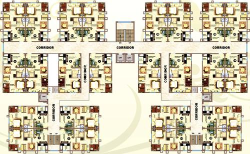 Images for Cluster Plan of Aftek Greens greens Images for Cluster Plan of Aftek Greens