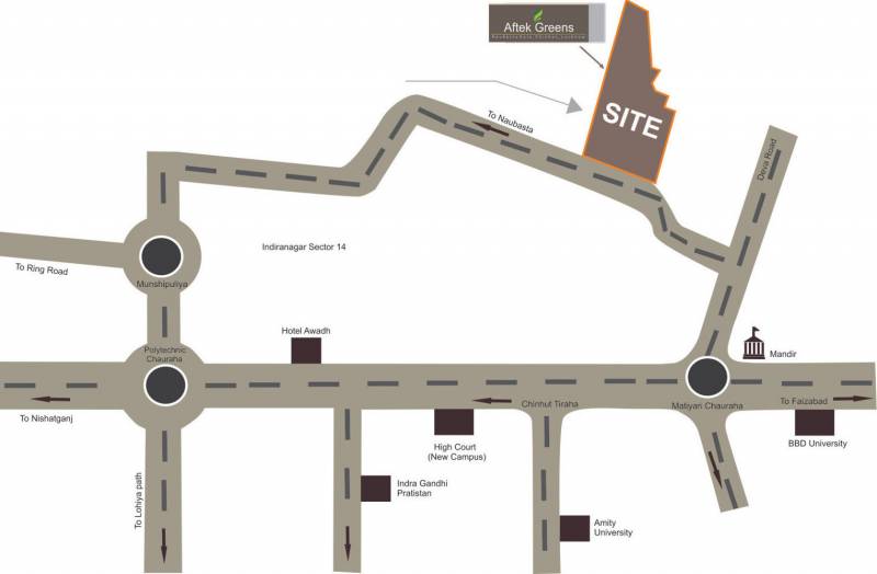 Images for Location Plan of Aftek Greens Villas