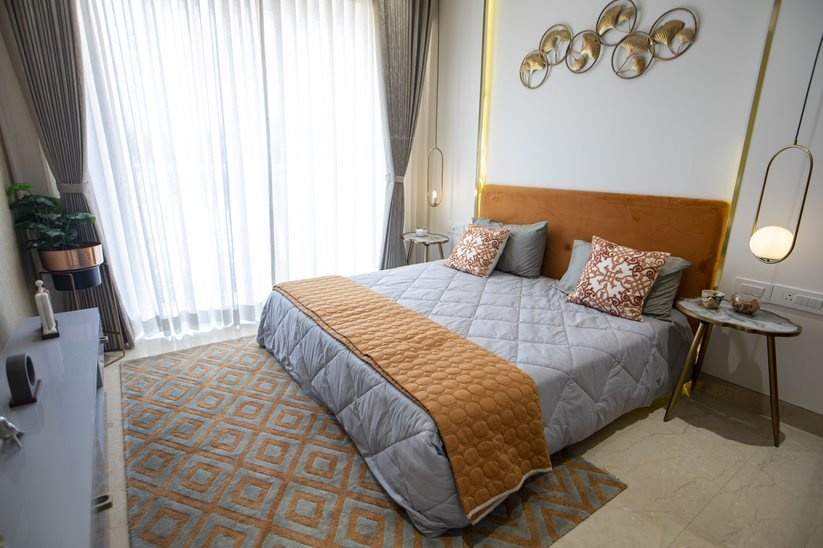 spr city highliving appartmemt Bedroom