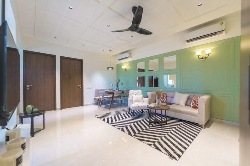 spr city highliving appartmemt Living Area