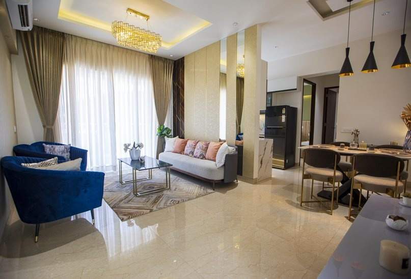 spr city highliving appartmemt Living Area