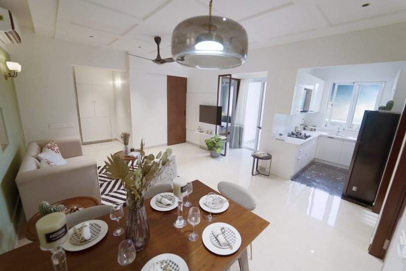 spr city highliving appartmemt Living Area