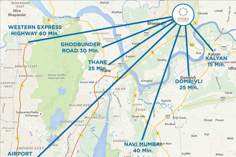  utsav Images for Location Plan of Ahuja Utsav