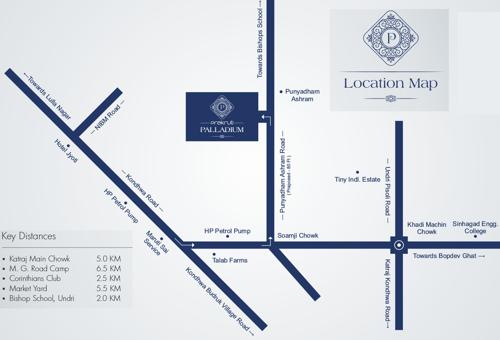  palladium Images for Location Plan of Prakruti Palladium