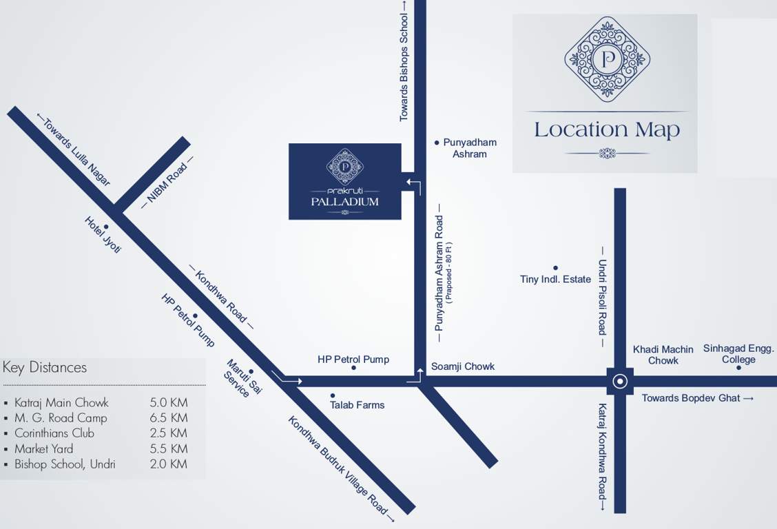 palladium Images for Location Plan of Prakruti Palladium