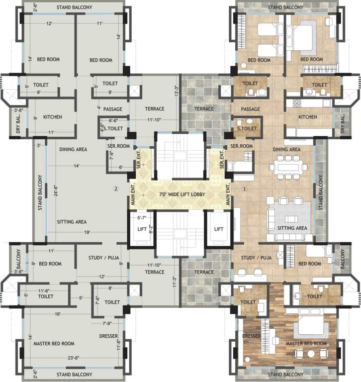 Images for Cluster Plan of SRS Eastwoods