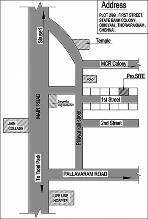 Images for Location Plan of Aavaasa Builders Ahobilam