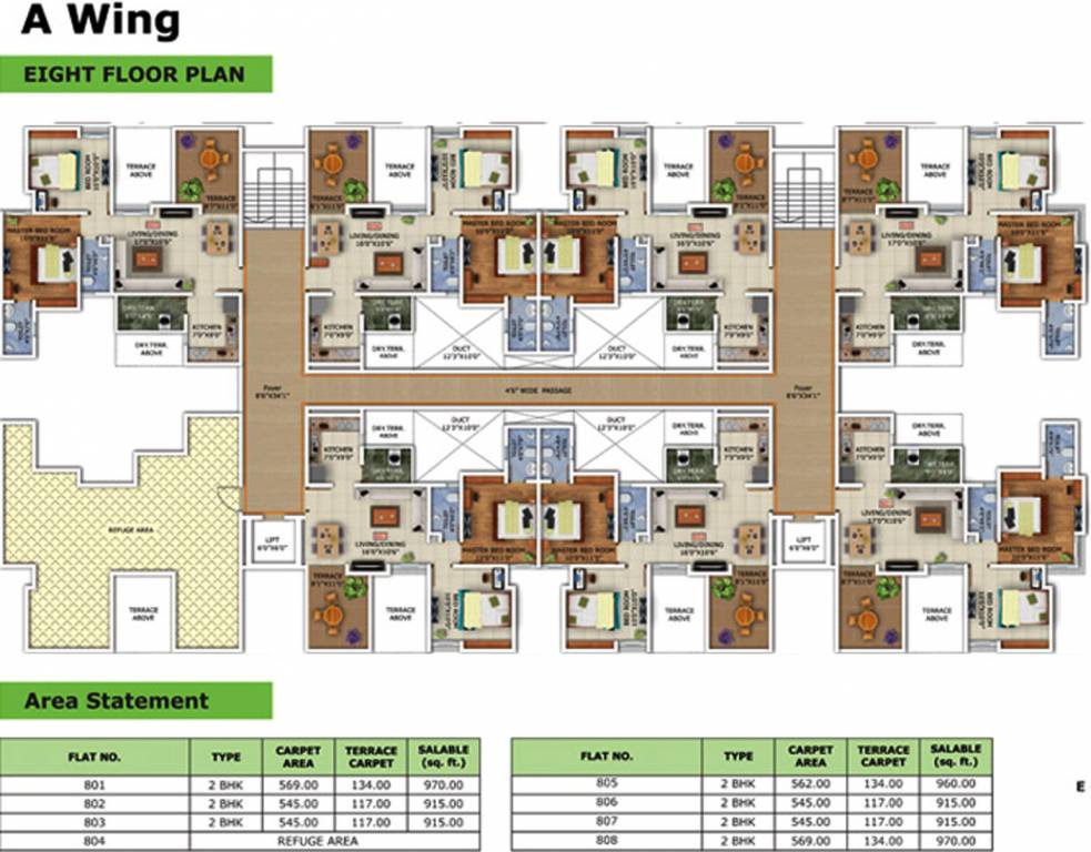 Images for Cluster Plan of KFP Chesterfield Wing A And Wing B